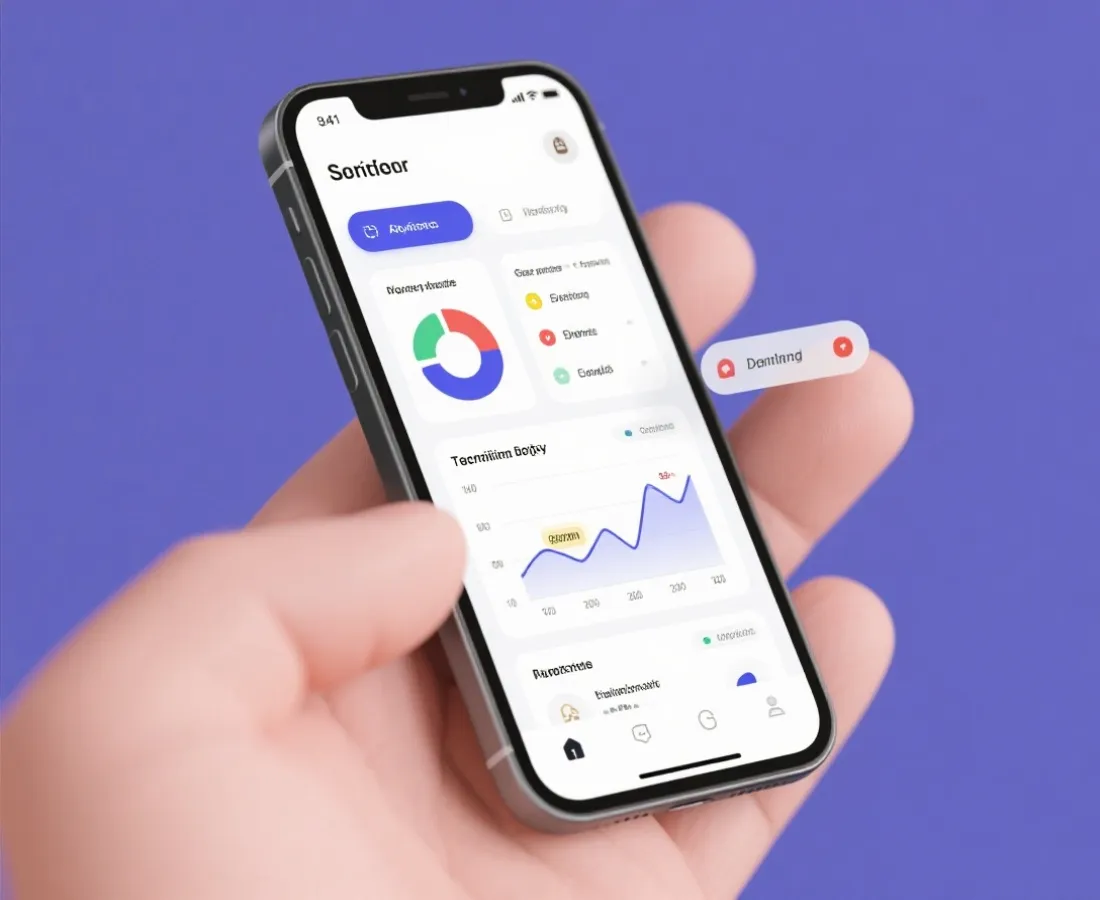 移动端应用示意图